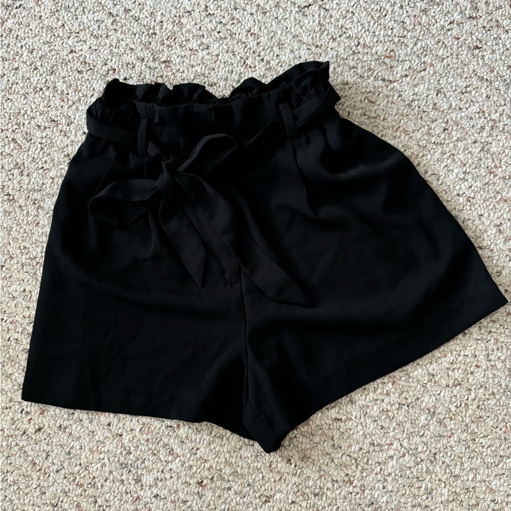 Black dress shorts